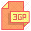 3 Gp File  Icon