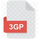 3 Gp Format Third Generation Partnership Project Icon