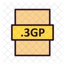 3 Gp File 3 Gp File 3 Gp Icon