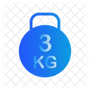 3 Kg Kettlebell  Icon
