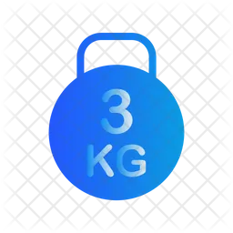 3 Kg Kettlebell  Icon