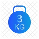 3 Kg Kettlebell  Icon