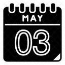 Mai 3 Mai Kalendertag Symbol
