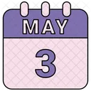 May Calendar Date Icon