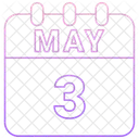 May Calendar Date Icon