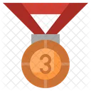 Medaille für den 3. Platz  Symbol