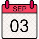 3 September Month September Icono
