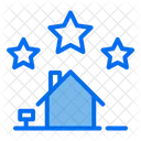3 Star House 3 Star Home Archivement Icon