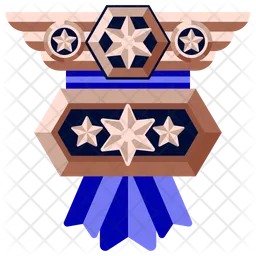 3 Star Medal  Icon