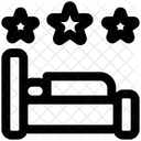 Drei-Sterne-Bett  Symbol