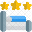 Drei-Sterne-Bett  Symbol