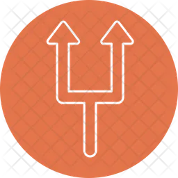 3 Way Intersection  Icon