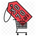30 70 Percentage Discount  Icône