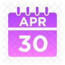 Apr Week Time Icône