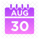 Aug Week Time Icône