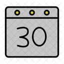 30 Date  Icon