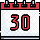30 Date 30 Days Date Icon
