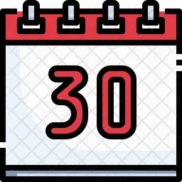 30 Date  Icon