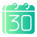 30 Date  Icon