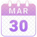 Marco Data Calendario Ícone