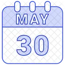 Mayo Calendario Fecha Icon