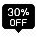 Percent Percentage Discount Icône