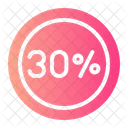 Percent Discount Percentage Icône