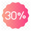 Percent Discount Percentage Icône