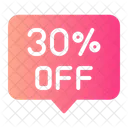 Percent Percentage Discount Icône