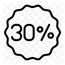Percent Discount Percentage Icône