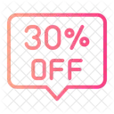 Percent Percentage Discount Icône