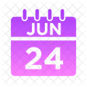 Jun Week Time Icône