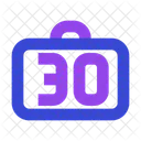 30 Kg Baggage Limit Icon
