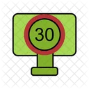 Límite de velocidad 30  Icono