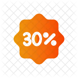30 Percent  Icon
