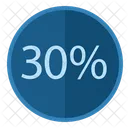 Percent Discount 30 Icon