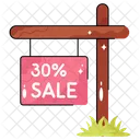 30 percent sale  Icon
