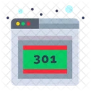301 Error  Icon