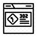 302 Error  Icon