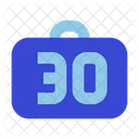 30 Kg Baggage Limit Baggage Plane Icône
