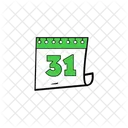 31 de diciembre Icono