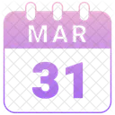 Marco Data Calendario Ícone