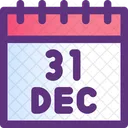 December 31 Holiday Icon