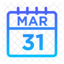 31 de marzo  Icono