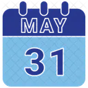 May Calendar Date Icon