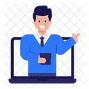 32Reunión Virtual  Icono