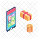 E Commerce Smartphone Shopping Online Shopping Icon
