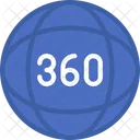 360°-Ansicht  Symbol