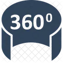 360 degree  Icon