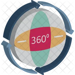 360 Degree  Icon